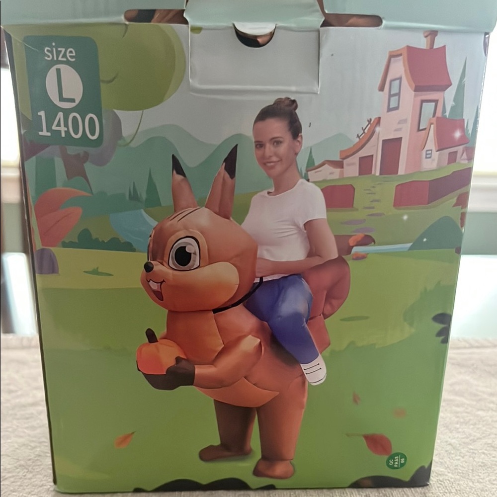 Inflatable Ride-On Squirrel Costume for Kids